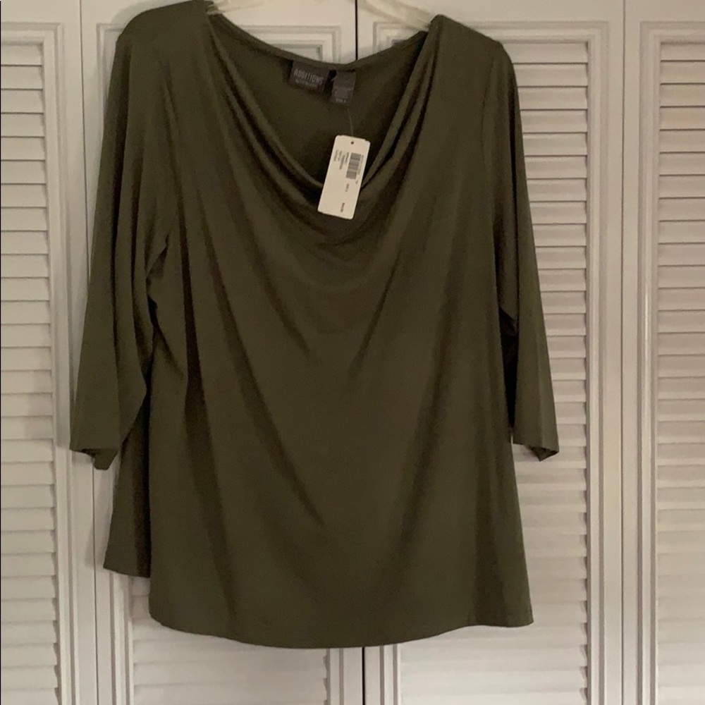 Additions by Chico’s Blouse Green